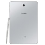 Chystaný tablet Galaxy Tab S4 se ukazuje ve stříbrné barvě a s novým stylusem S Pen